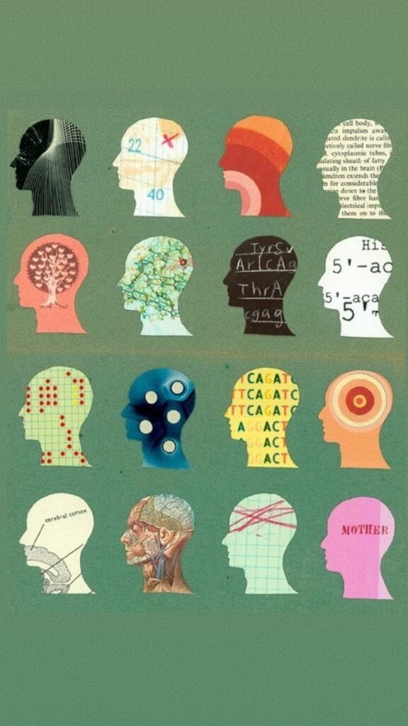Illustratie van verschillende manieren van denken en kijken